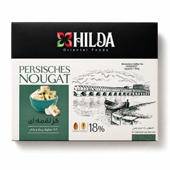 گز لقمه ای 18 درصد مخلوط پسته و بادام هیلدا - hilda-bite-sized-gaz-pistachio-and-almond-mix