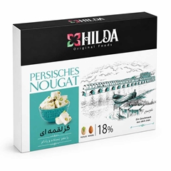 گز لقمه ای 18 درصد مخلوط پسته و بادام هیلدا - hilda-bite-sized-gaz-pistachio-and-almond-mix